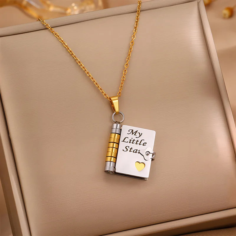 My incredible Daughter Book Necklace