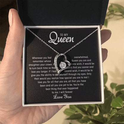 To my Queen – Heart Necklace