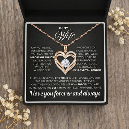To My Wife Necklace - Gift from Husband