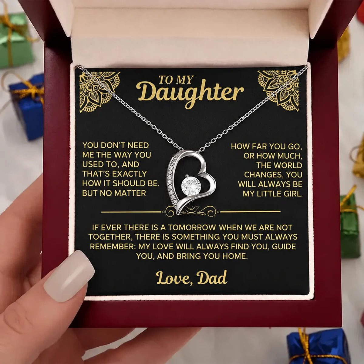 To My Daughter - You Will Always Be My Little Girl - Gift from Dad
