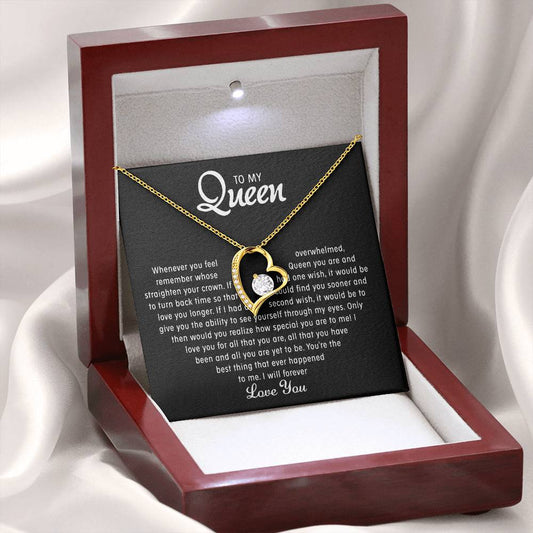 To my Queen – Heart Necklace