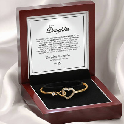 To My Daughter - Forever Connected Bracelet
