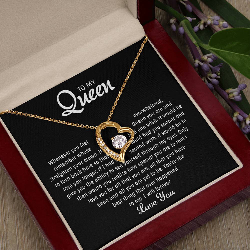 To my Queen – Heart Necklace