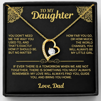 To My Daughter - You Will Always Be My Little Girl - Gift from Dad