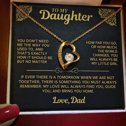 To My Daughter - You Will Always Be My Little Girl - Gift from Dad