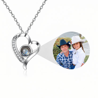 To My Daughter Photo Necklace - Gift from Dad