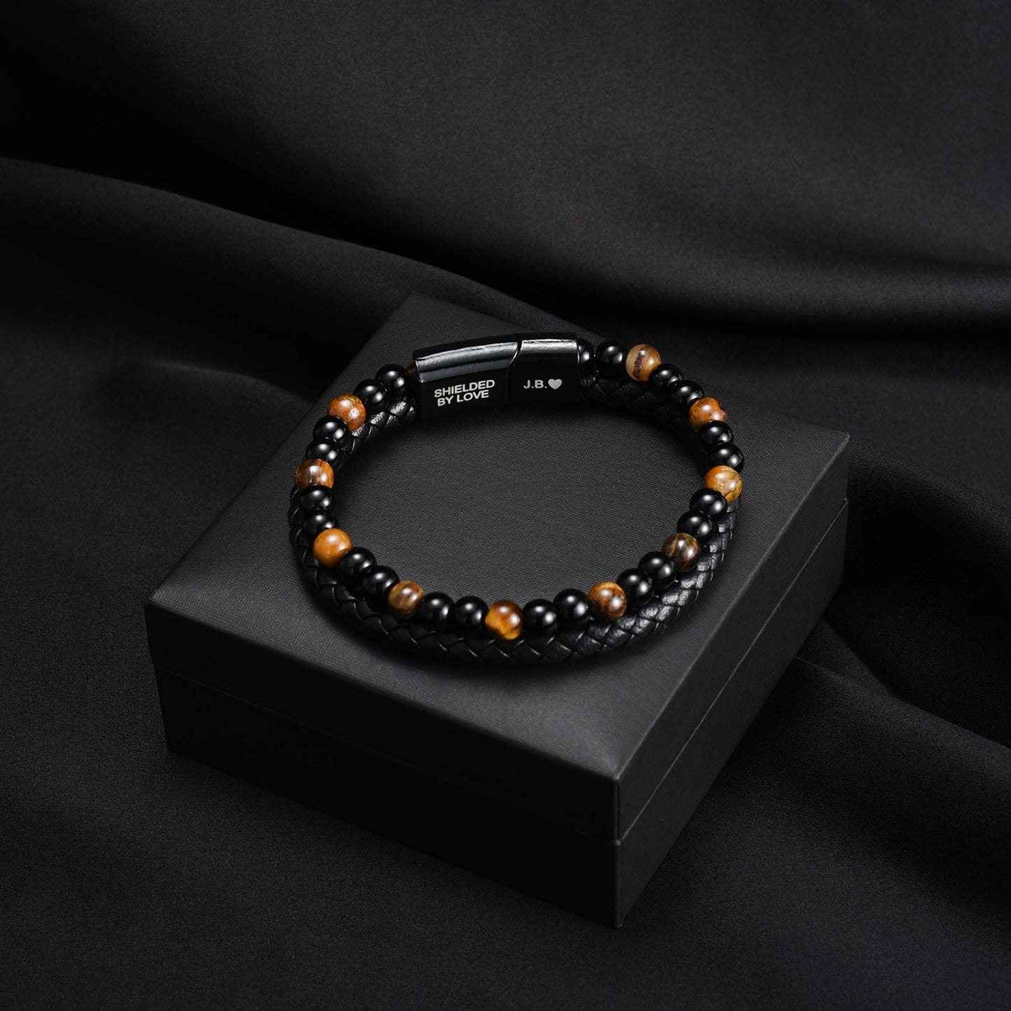 To My Son - Tiger Eye Protection Bracelet