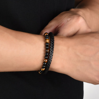 To My Son - Tiger Eye Protection Bracelet