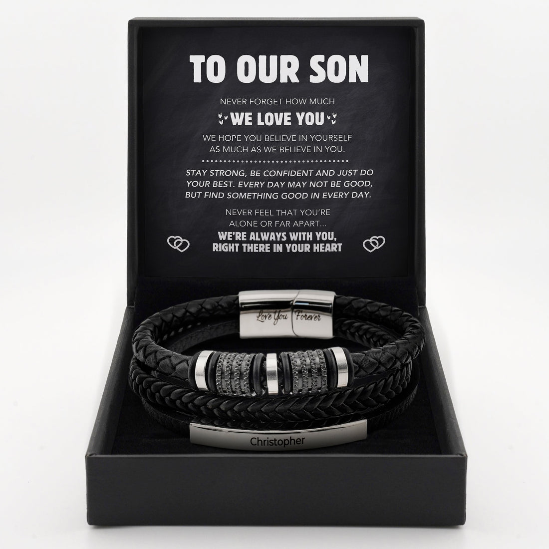 To My Son - Forever Connected Bracelet