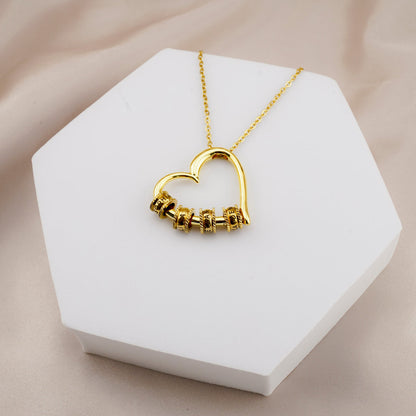 To My Wife - Heart of our family Necklace