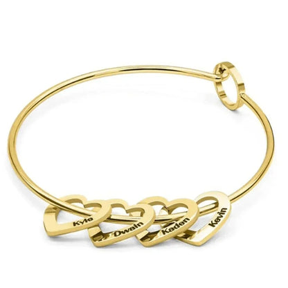 To My Wife - Heart Of Our Family Bracelet