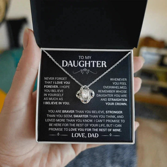 To My Daughter Necklace - Gift from Dad