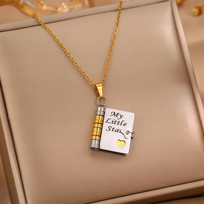 My incredible Daughter Book Necklace