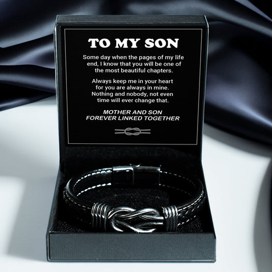 To My Son - Forever Linked Bracelet