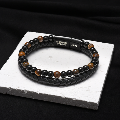 To My Son - Tiger Eye Protection Bracelet