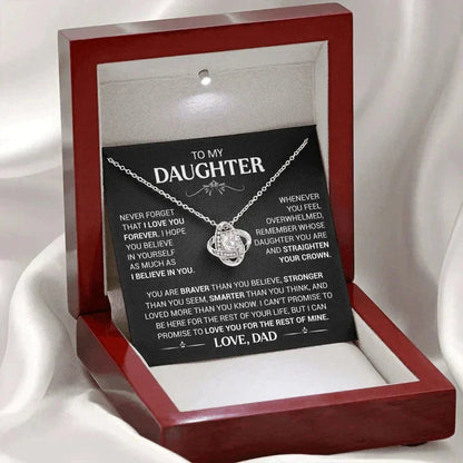 To My Daughter Necklace - Gift from Dad