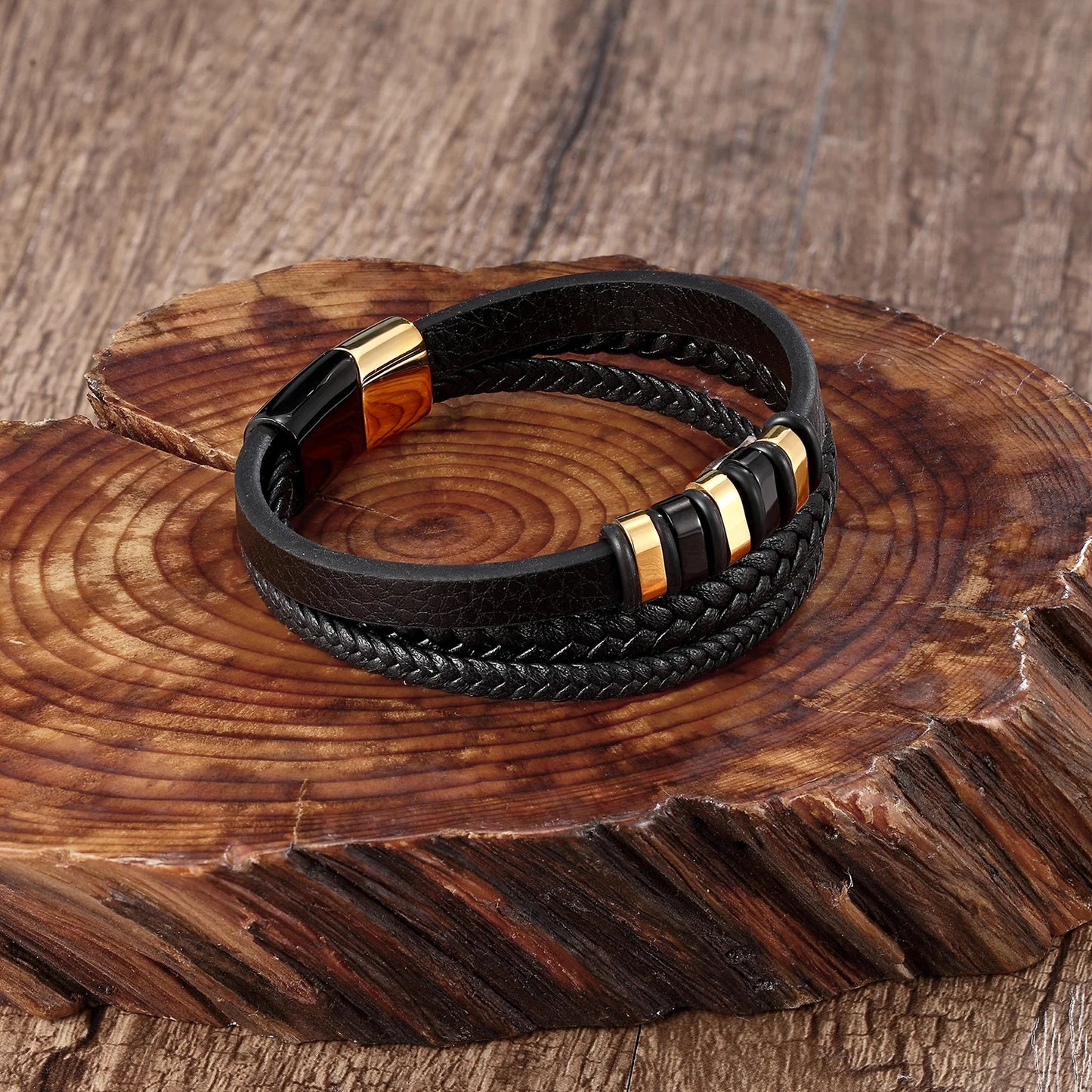 To My Son - Never Alone - Braided Bracelet