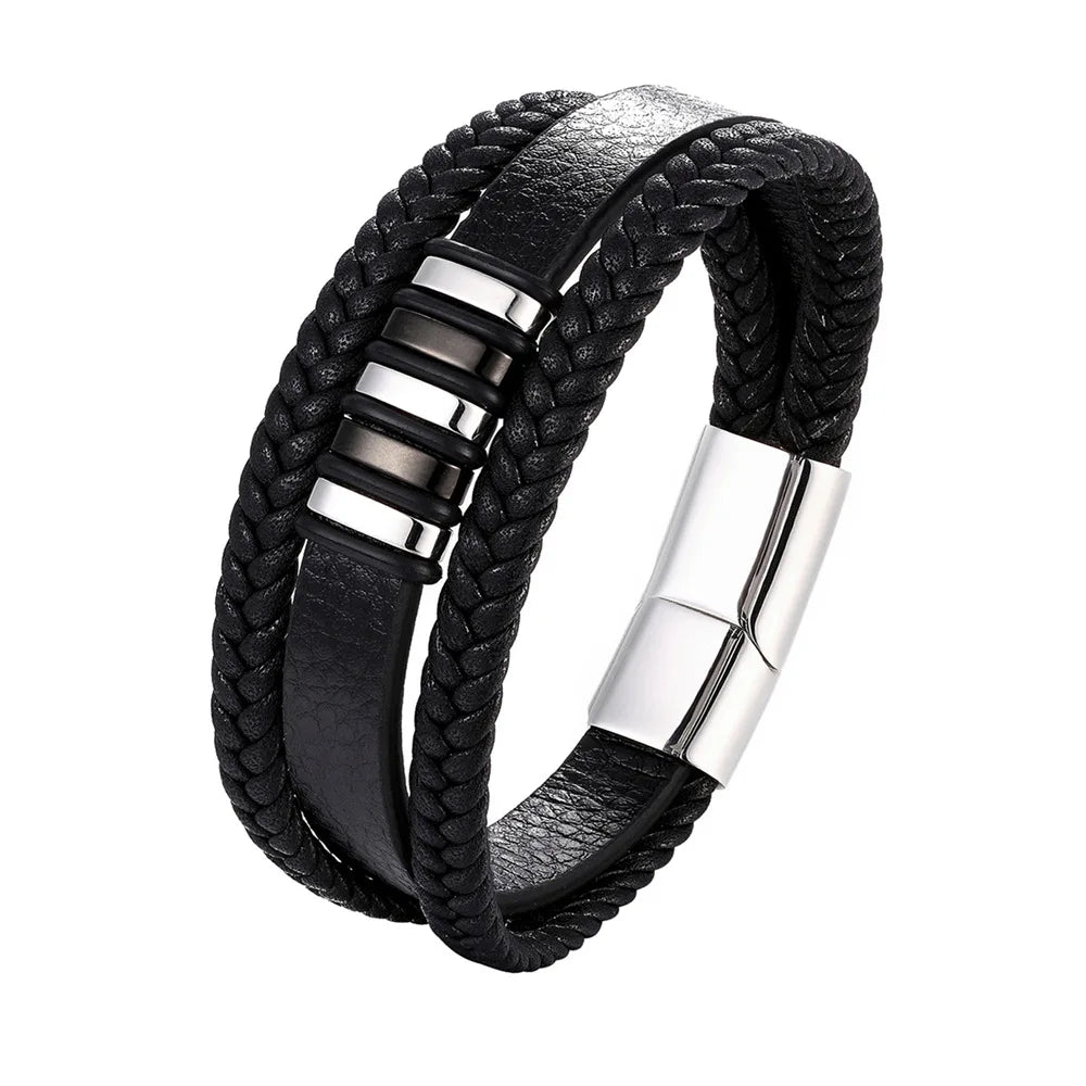 To My Son - Never Alone - Braided Bracelet