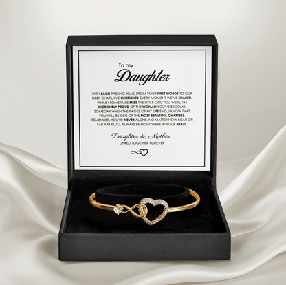 To My Daughter - Forever Connected Bracelet