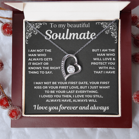 To My Soulmate - Love You Forever Necklace