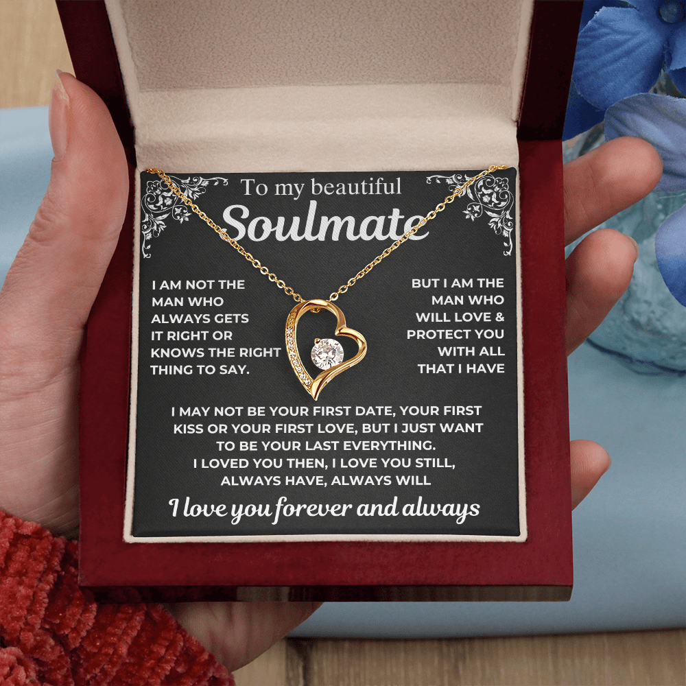 To My Soulmate - Love You Forever Necklace