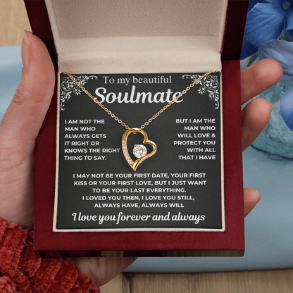 To My Soulmate - Love You Forever Necklace