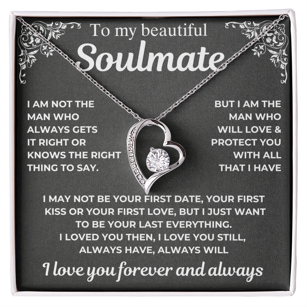 To My Soulmate - Love You Forever Necklace