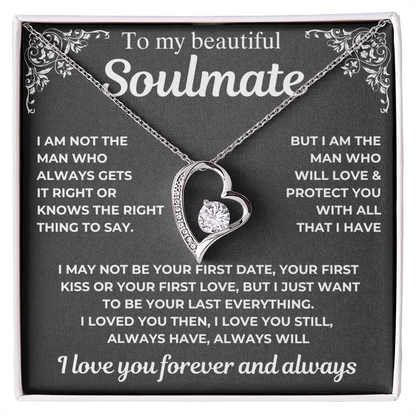 To My Soulmate - Love You Forever Necklace