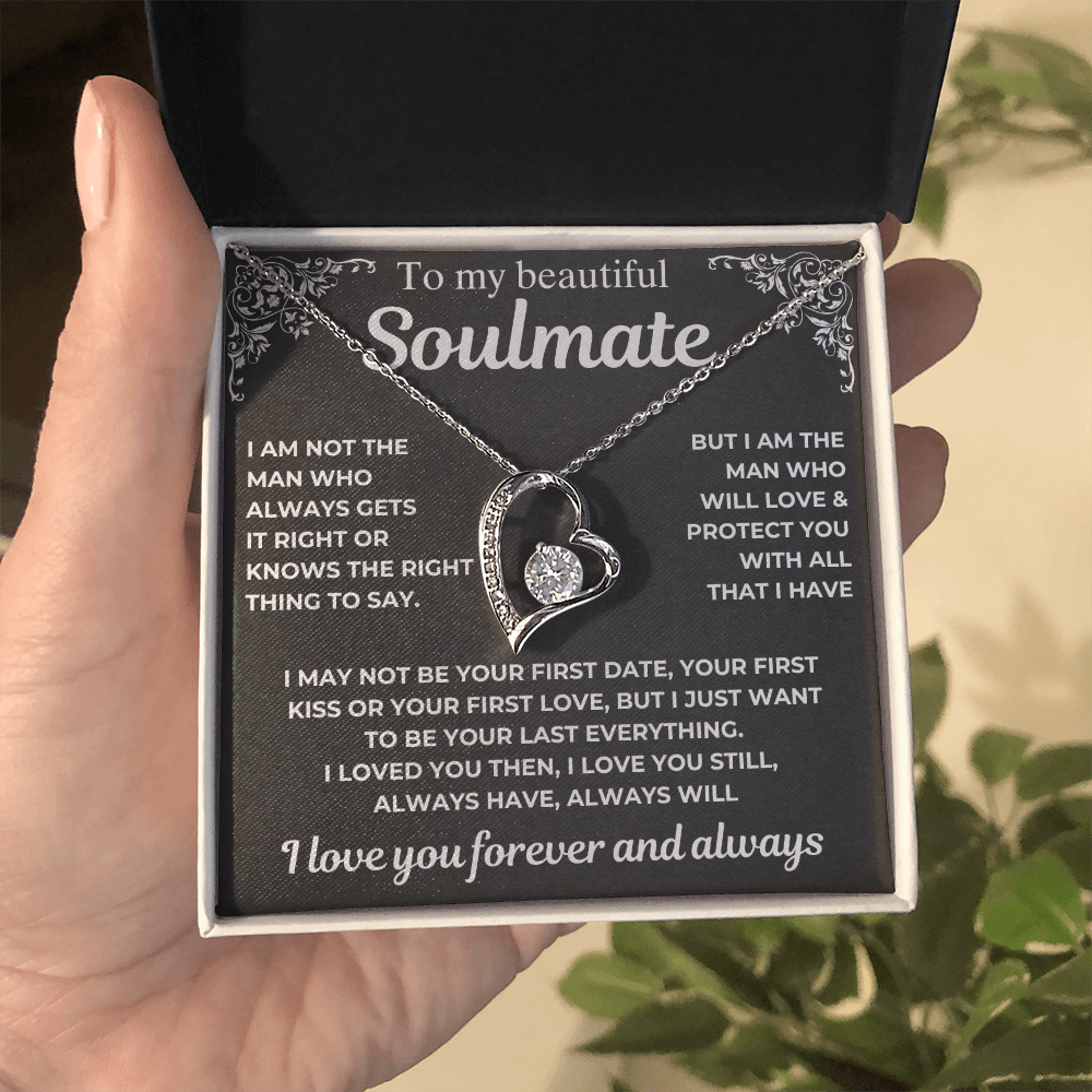 To My Soulmate - Love You Forever Necklace