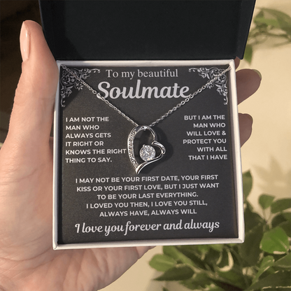 To My Soulmate - Love You Forever Necklace