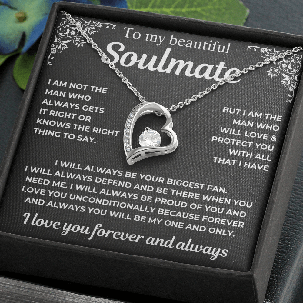 To My Soulmate - Your Biggest Fan - Gift Necklace