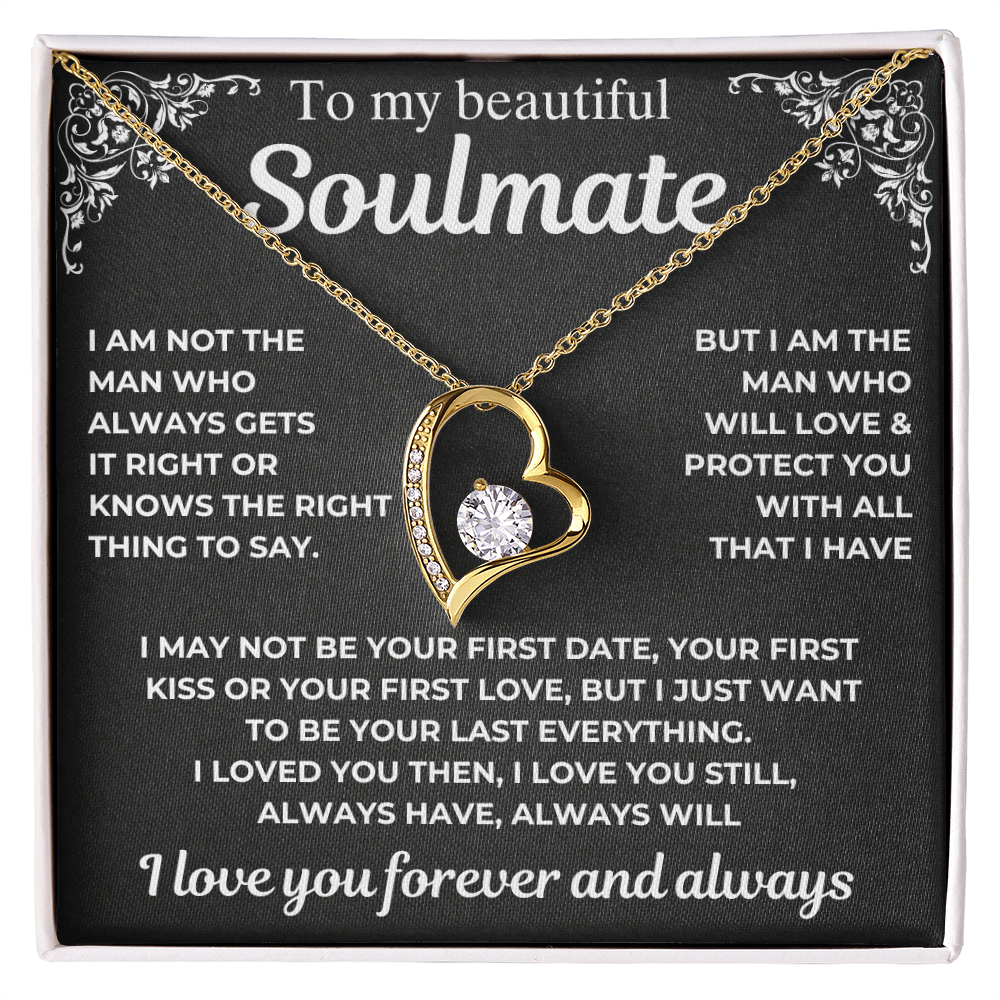 To My Soulmate - Love You Forever Necklace