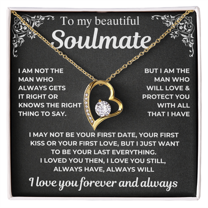To My Soulmate - Love You Forever Necklace