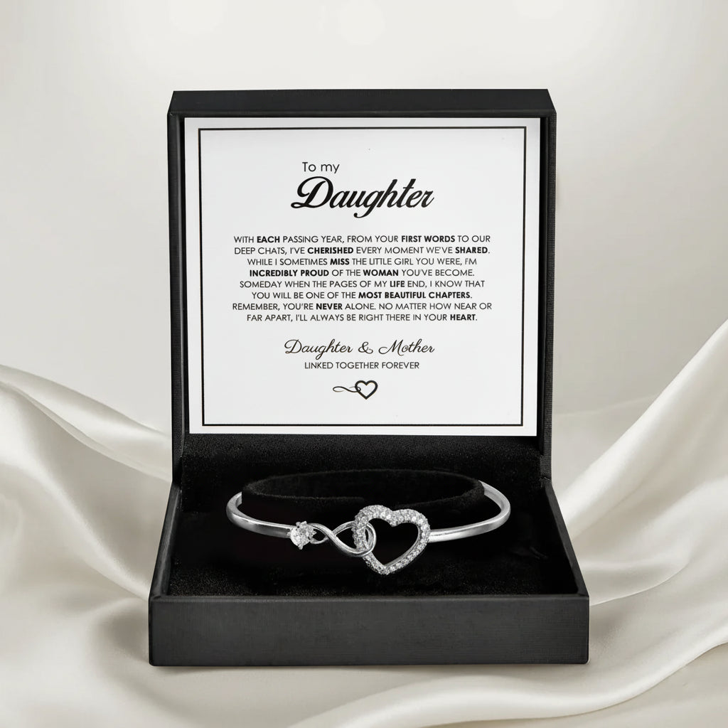 To My Daughter - Forever Connected Bracelet