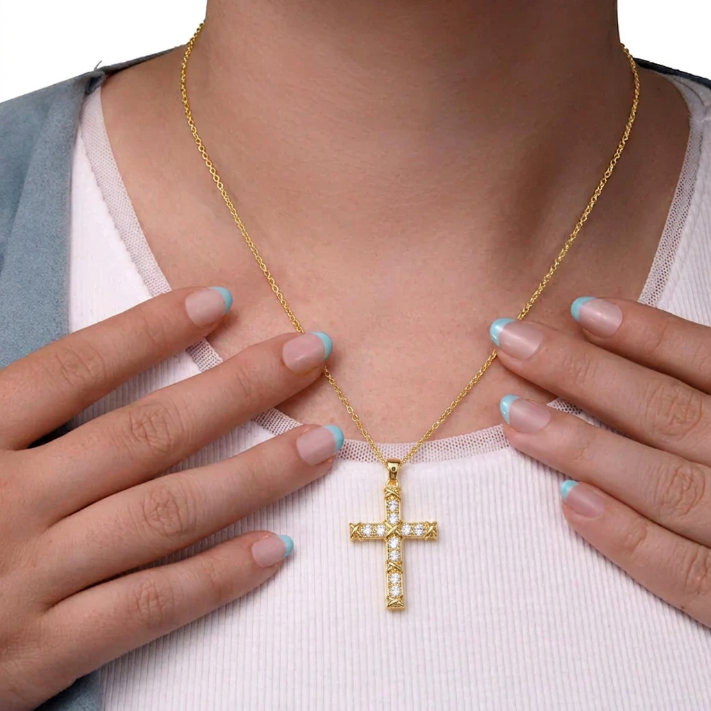 To My Daughter – Cross Necklace Gift from Dad