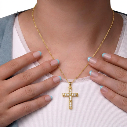 To My Daughter – Cross Necklace Gift from Dad