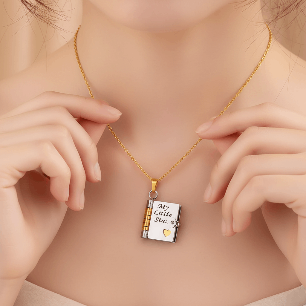 My incredible Daughter Book Necklace