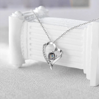To My Wife - Love You Forever - Customised Photo Necklace