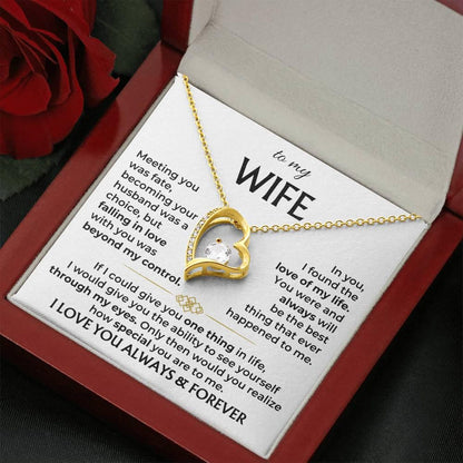 To My Wife - Love Of My Life Necklace