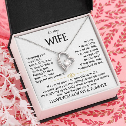 To My Wife - Love Of My Life Necklace