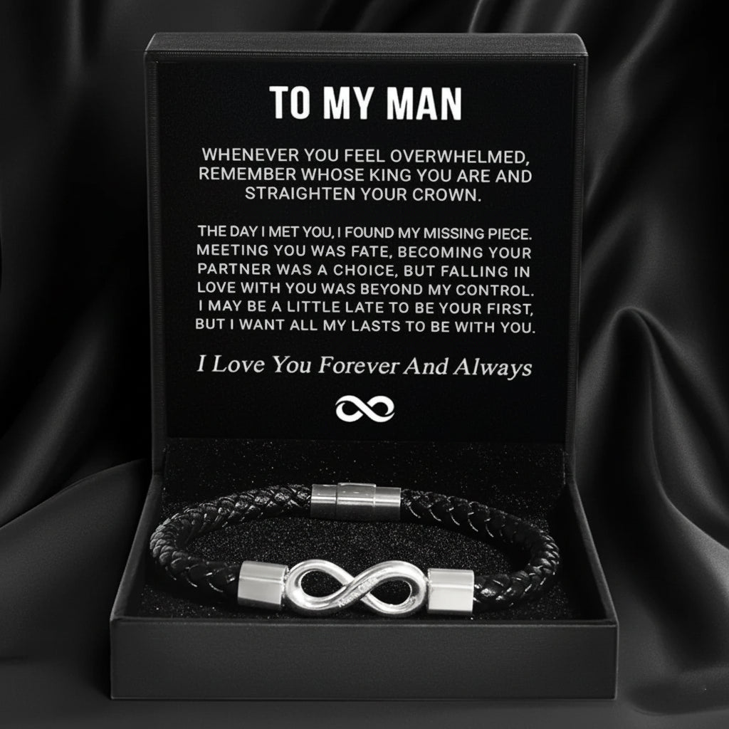 To My Man Infinity Love Bracelet