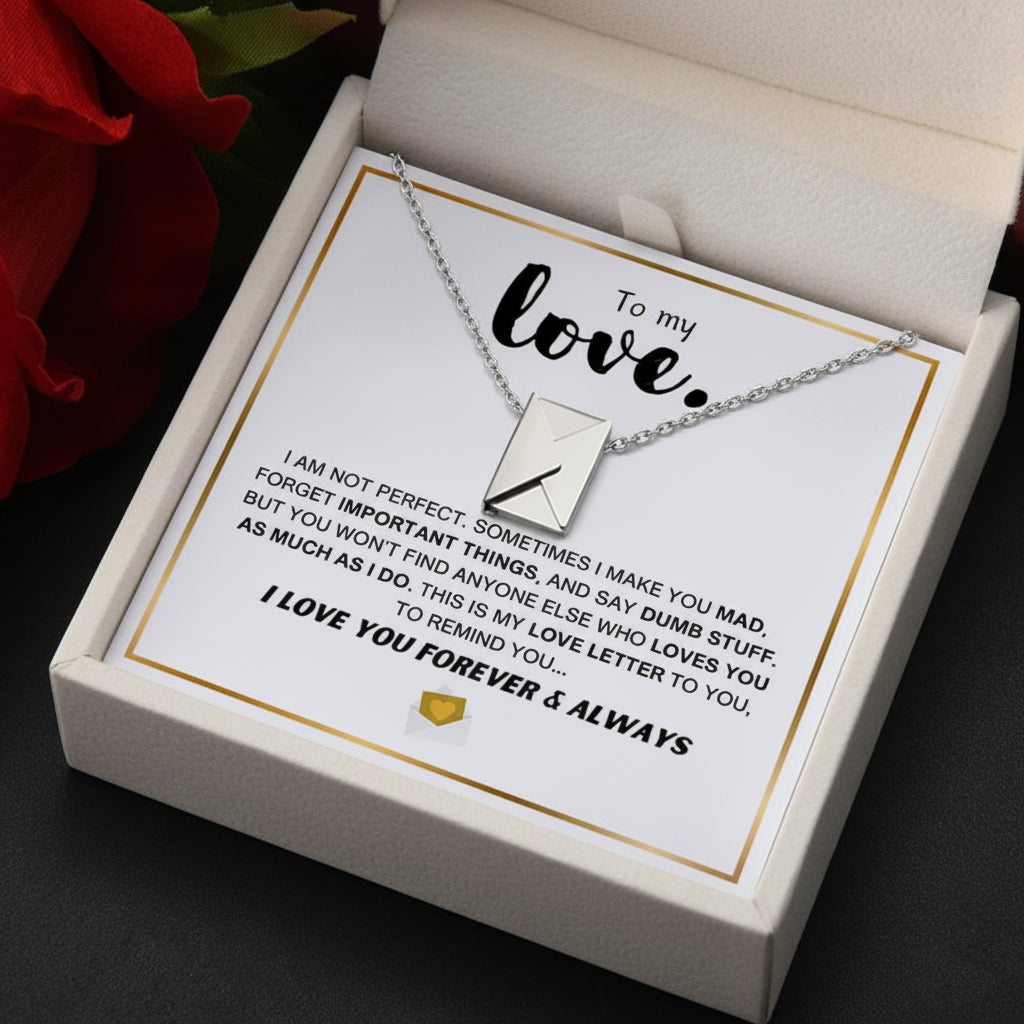 To My Love - Love Letter Necklace