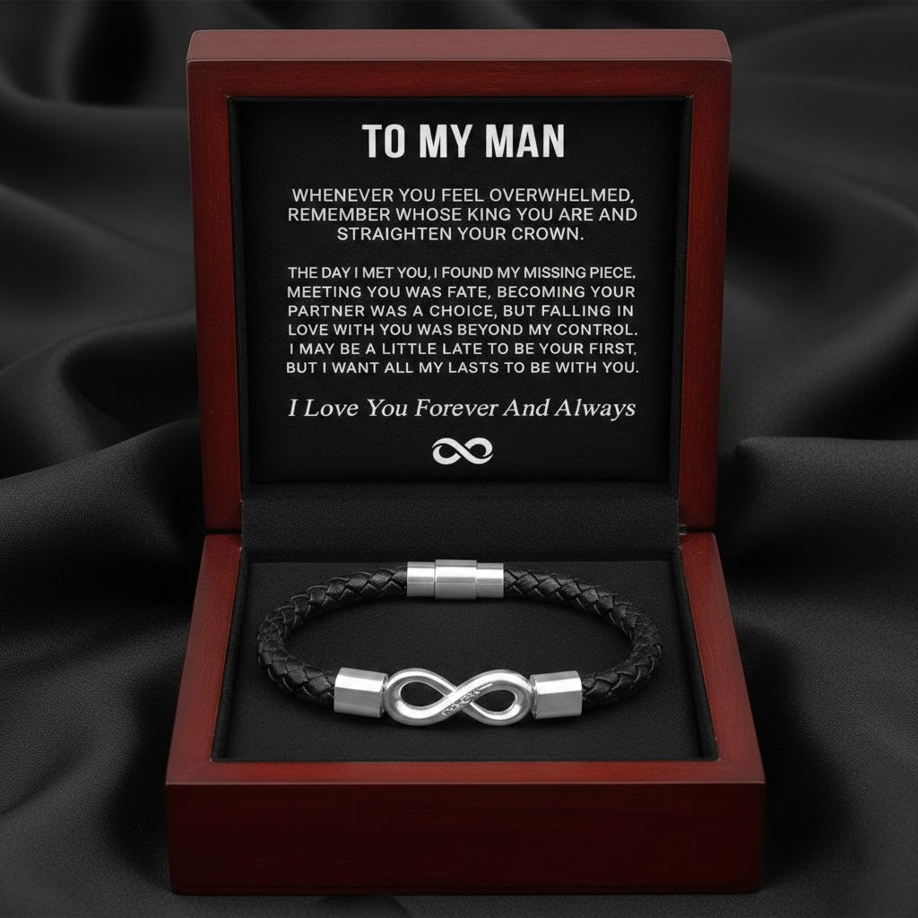 To My Man Infinity Love Bracelet