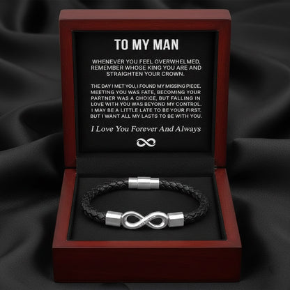 To My Man Infinity Love Bracelet
