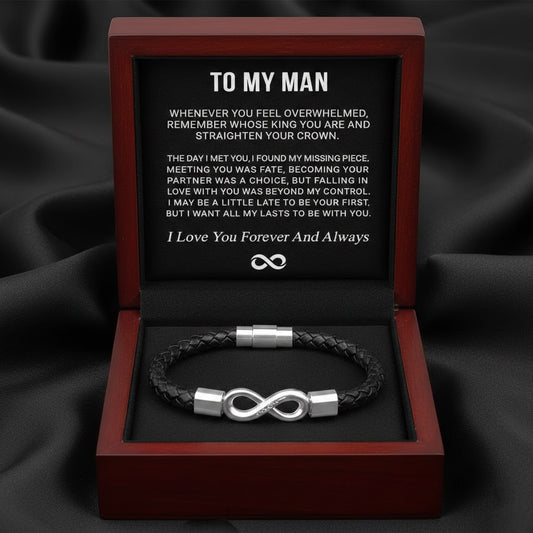 To My Man Infinity Love Bracelet