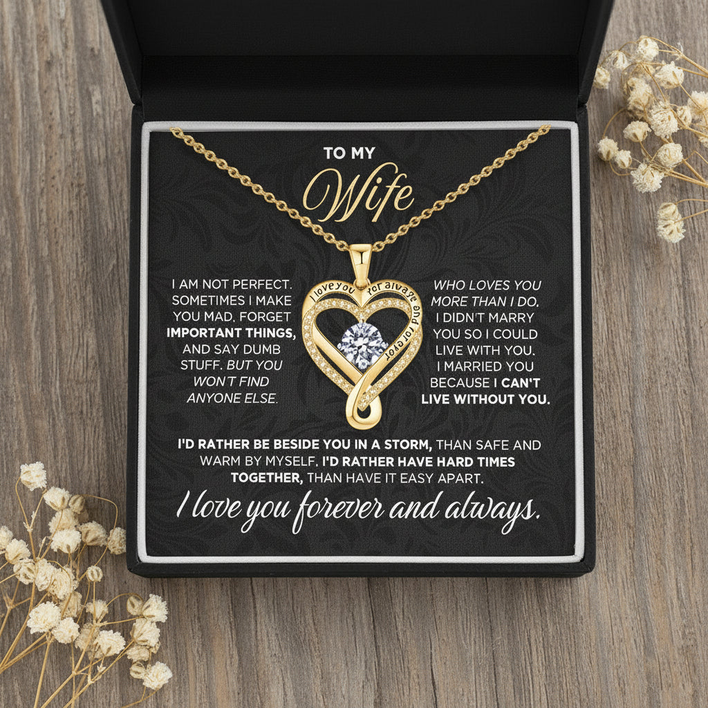 To My Wife - Love You Forever & Always Necklace – Love Letters