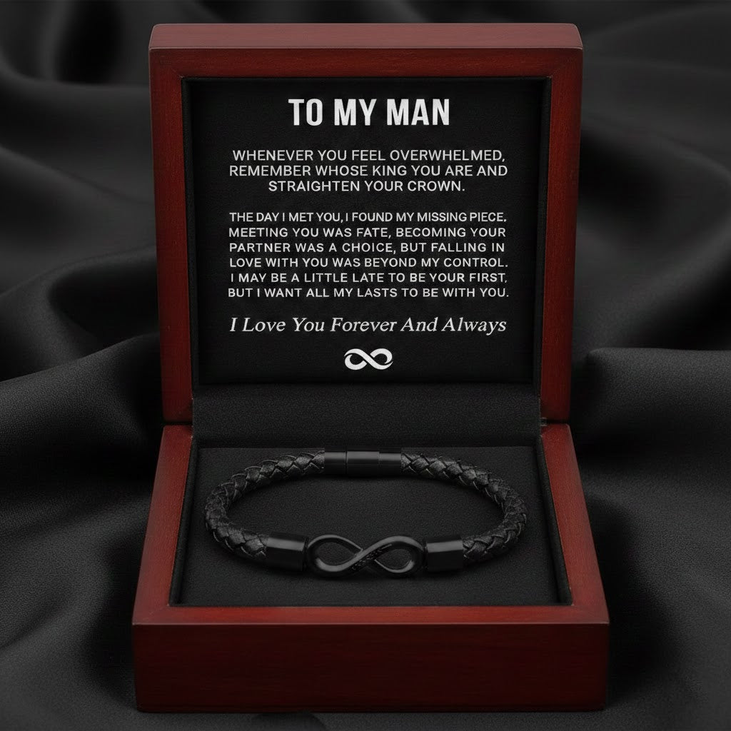 To My Man Infinity Love Bracelet