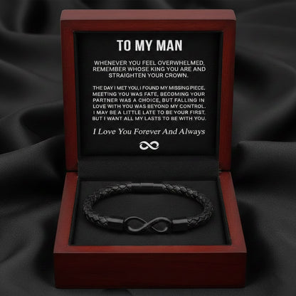 To My Man Infinity Love Bracelet