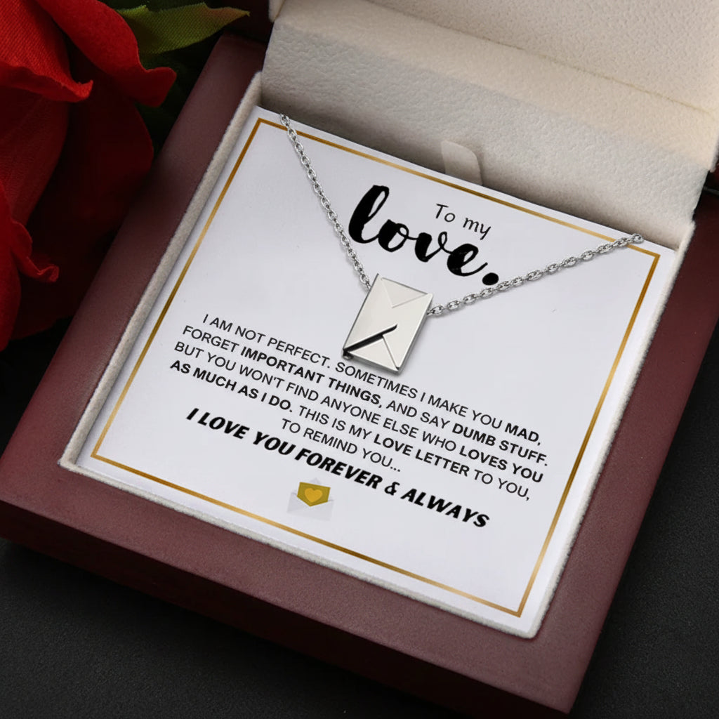 To My Love - Love Letter Necklace