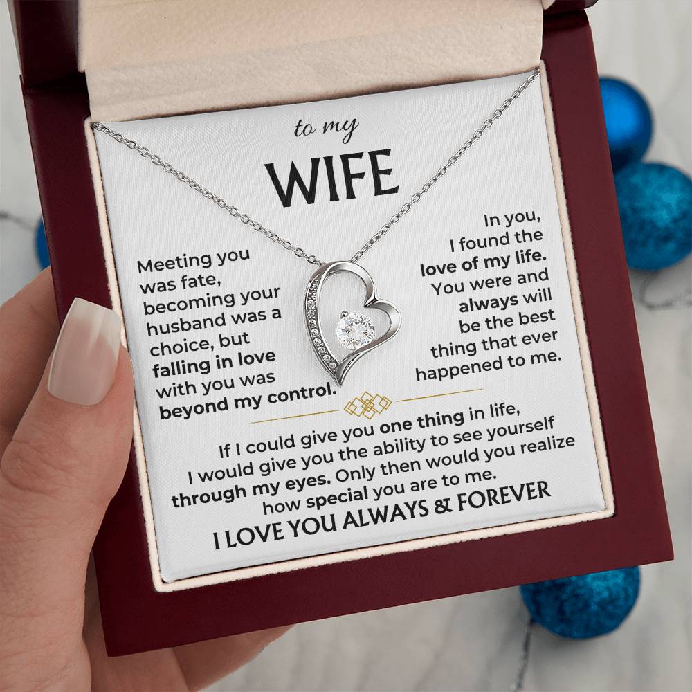 To My Wife - Love Of My Life Necklace